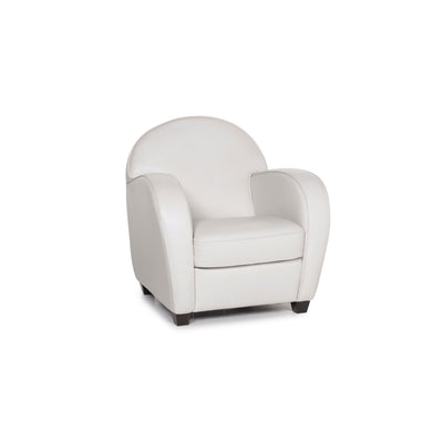Natuzzi Leder Sessel Grau #12391