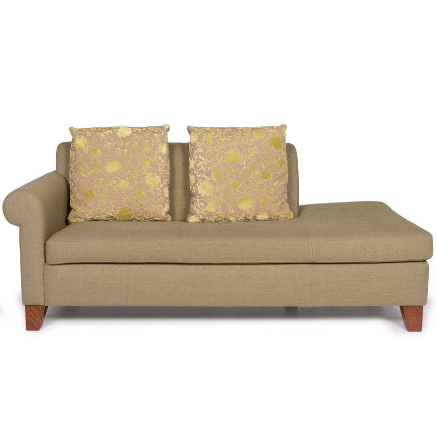 Machalke Stoff Sofa Grün Zweisitzer #11557