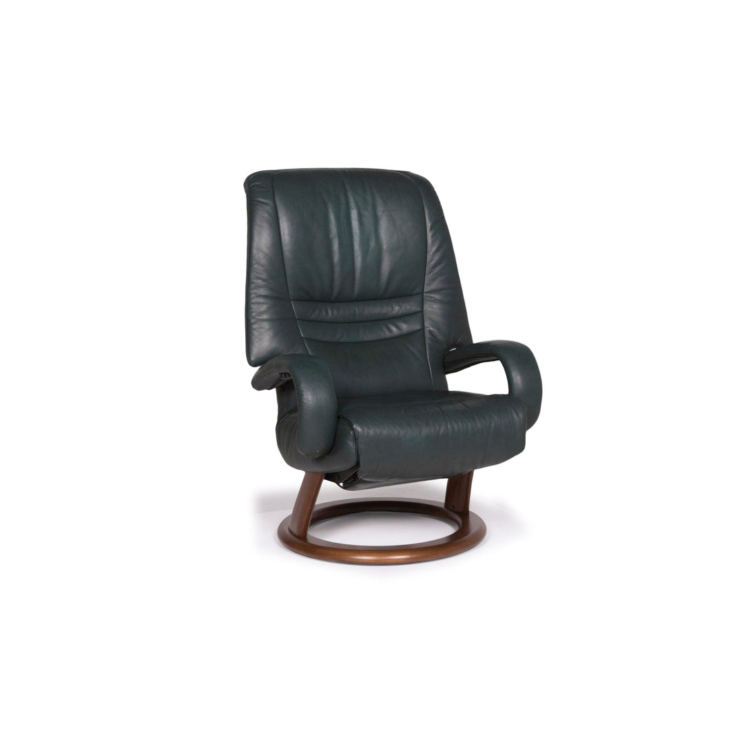 Elastoform Leder Sessel Grün #11368