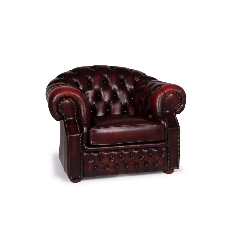 Centurion Leather Armchair Red #11207
