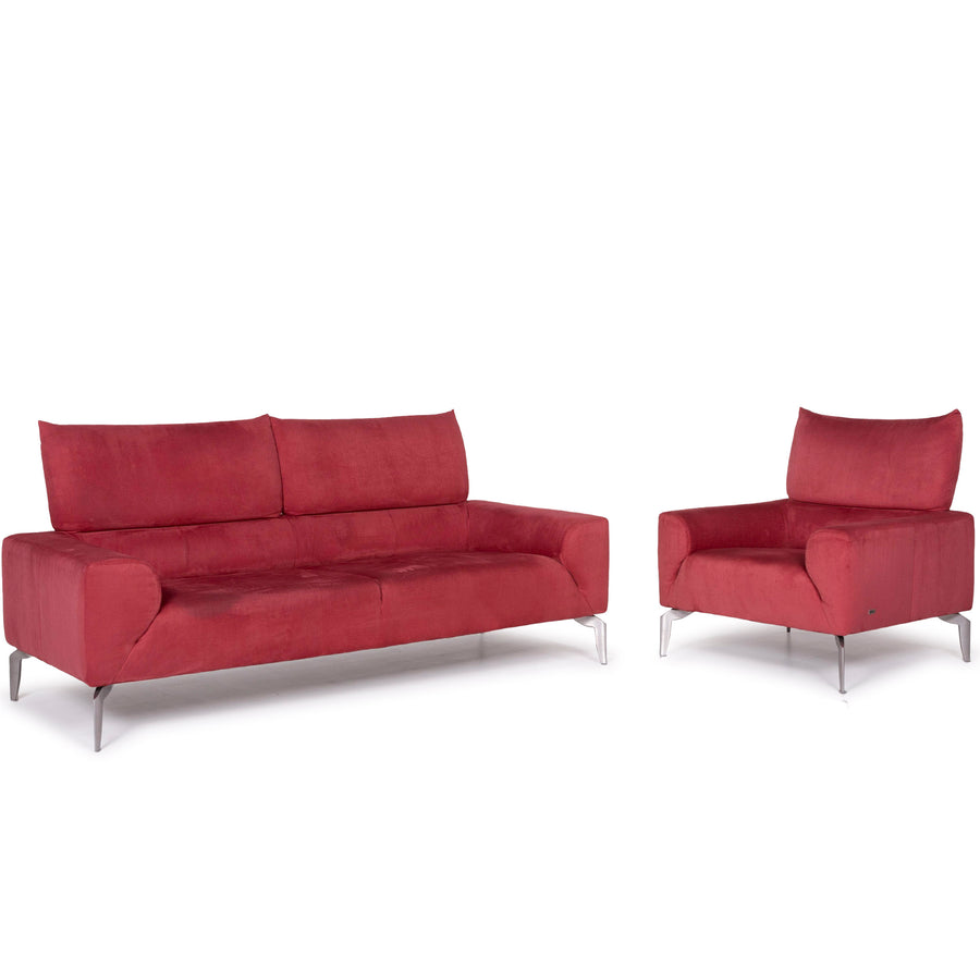 Laaus fabric sofa set rose two-seater armchair #11634