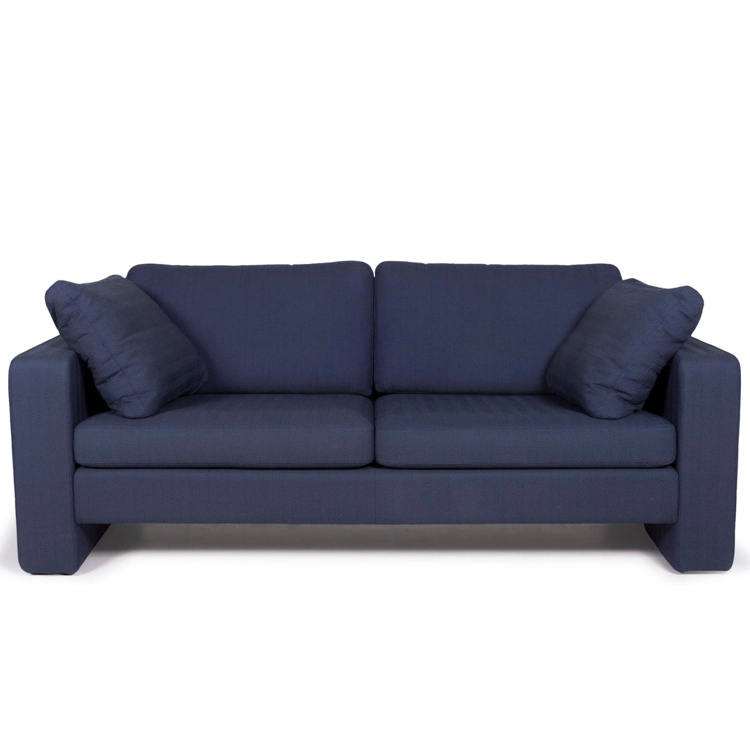 Cor Stoff Sofa Blau Zweisitzer #11449