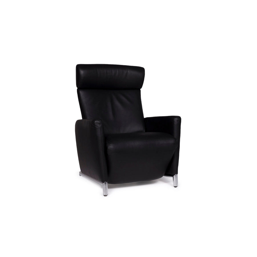 Cor Bico leather armchair black incl. relax function #10856