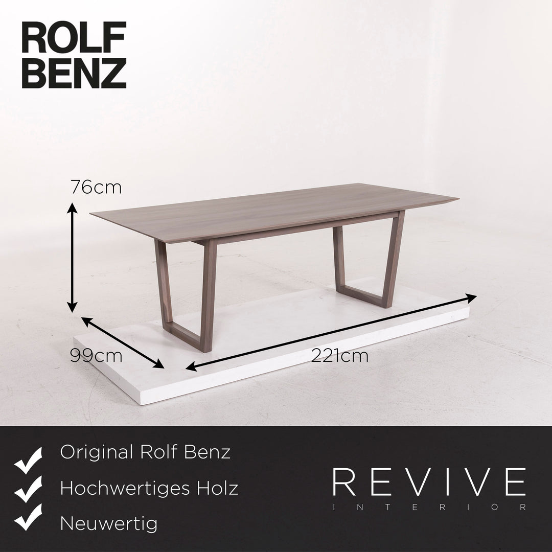 Rolf Benz Holz Esstisch Grau Tisch #12270