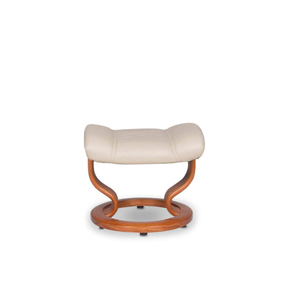 Stressless Leder Hocker Beige #9935
