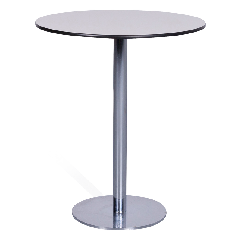 Designer Metall Tisch Grau-Silber Swiss Air Lounge 