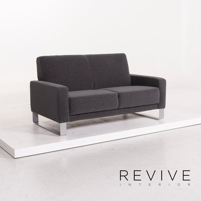 Koinor Nove Stoff Sofa Grau Kompaktsofa Zweisitzer Couch #12242