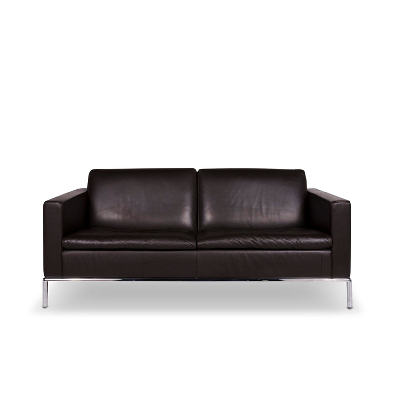 de Sede DS 4 Leder Sofa Braun Zweisitzer Couch 