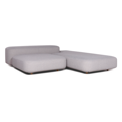 Viccarbe Common Designer Stoff Ecksofa Grau by Naoto Fukasawa Sofa Couch Elemente #8796