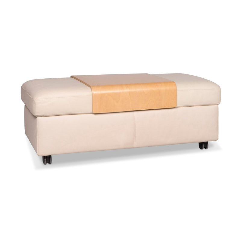 Stressless Arion Leder Hocker Beige 