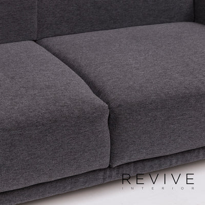 Koinor Nove Stoff Sofa Grau Kompaktsofa Zweisitzer Couch #12242