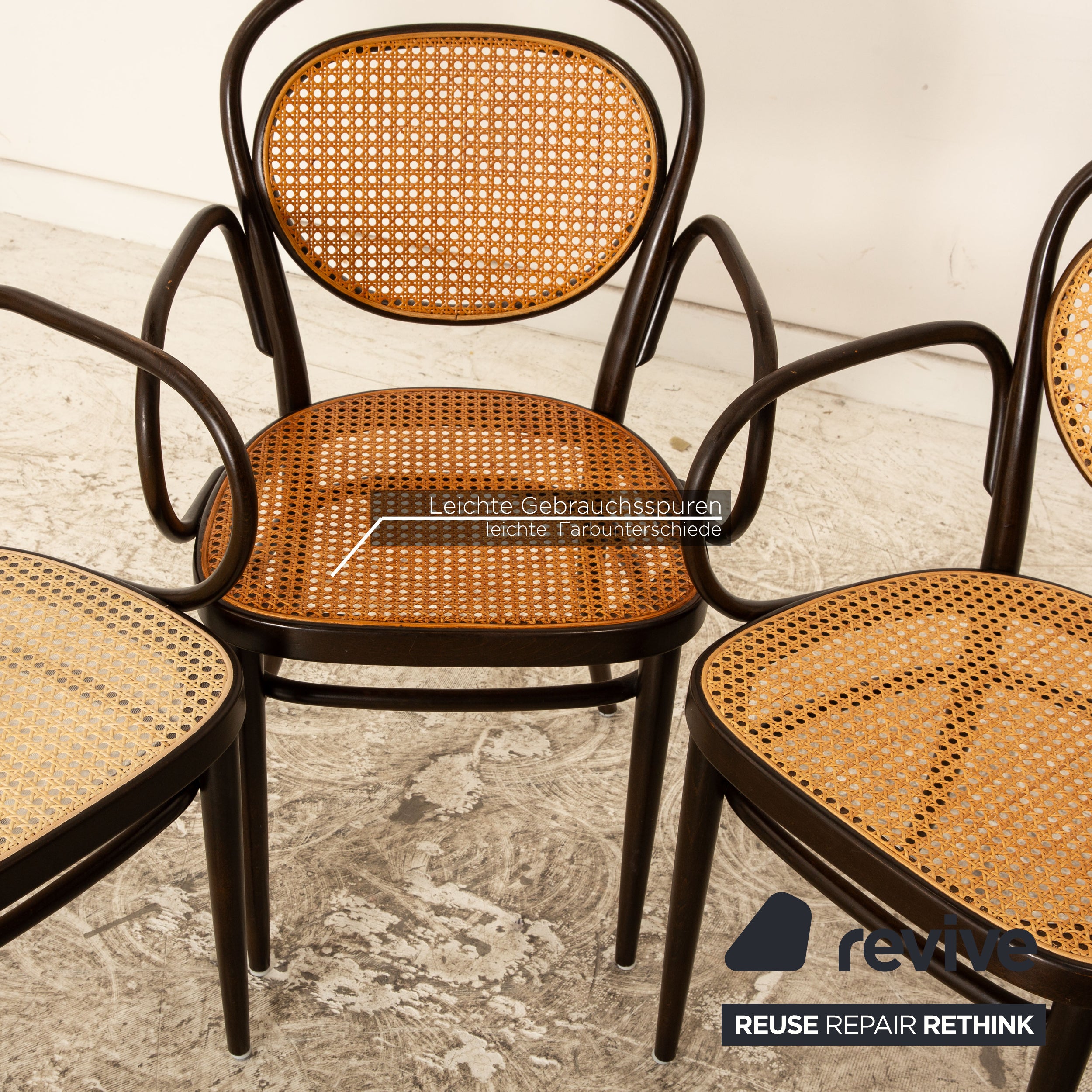 Thonet Stuhl - 4er Set 78 Schwarz Holz - 2. Hand - Revive.de