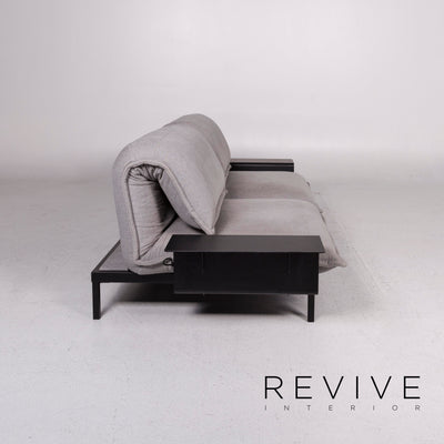 Rolf Benz Nova Stoff Sofa Grau Zweisitzer Schlafsofa Funktion Schlaffunktion Couch #11761