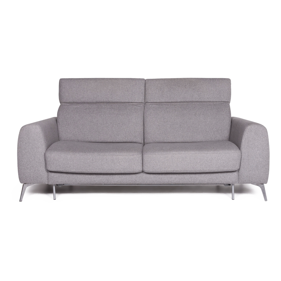 BoConcept Madison Designer Stoff Grau Funktion Schlafsofa Zweisitzer Couch #8842