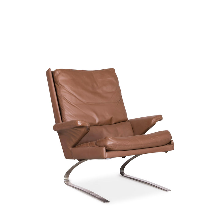 Cor Swing Leather Armchair Brown by Reinhold Adolf Genuine Leather #7978