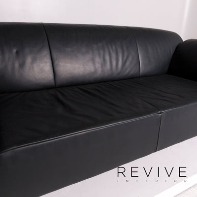 Jori Leder Sofa Grün Dunkelgrün Dreisitzer Funktion Couch #12049