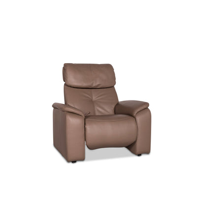 Himolla Leder Sessel Beige Relax Funktion #9841
