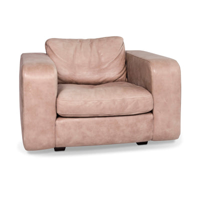 Machalke Leder Sessel Braun Beige #9455