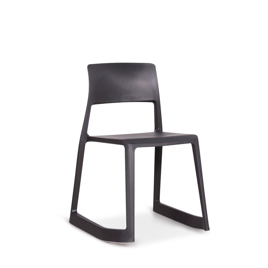Vitra Tip Ton Polypropylen Kunststoff Stuhl Grau by Edward Barber #7833