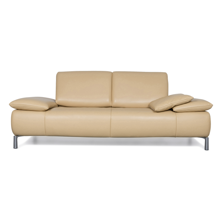 Koinor Koya designer leather sofa beige genuine leather couch #6403