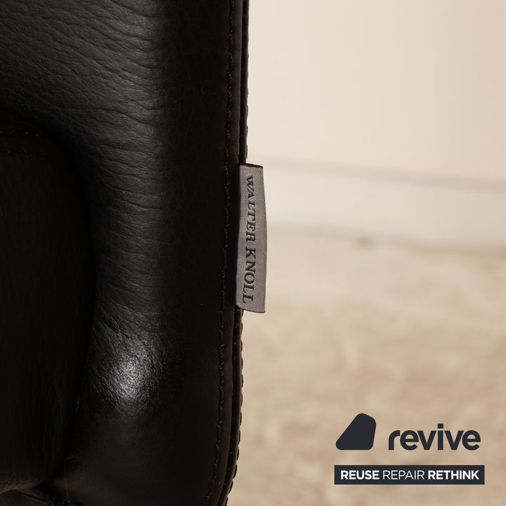 Lot de 6 chaises Walter Knoll Jason Lite noires salle à manger