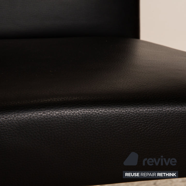 Lot de 6 chaises Walter Knoll Jason Lite noires salle à manger