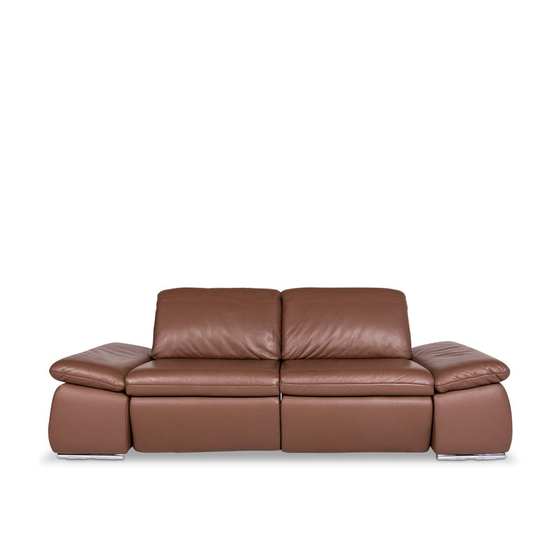 Koinor Evento Leder Sofa Braun Zweisitzer Relax Funktion Couch 