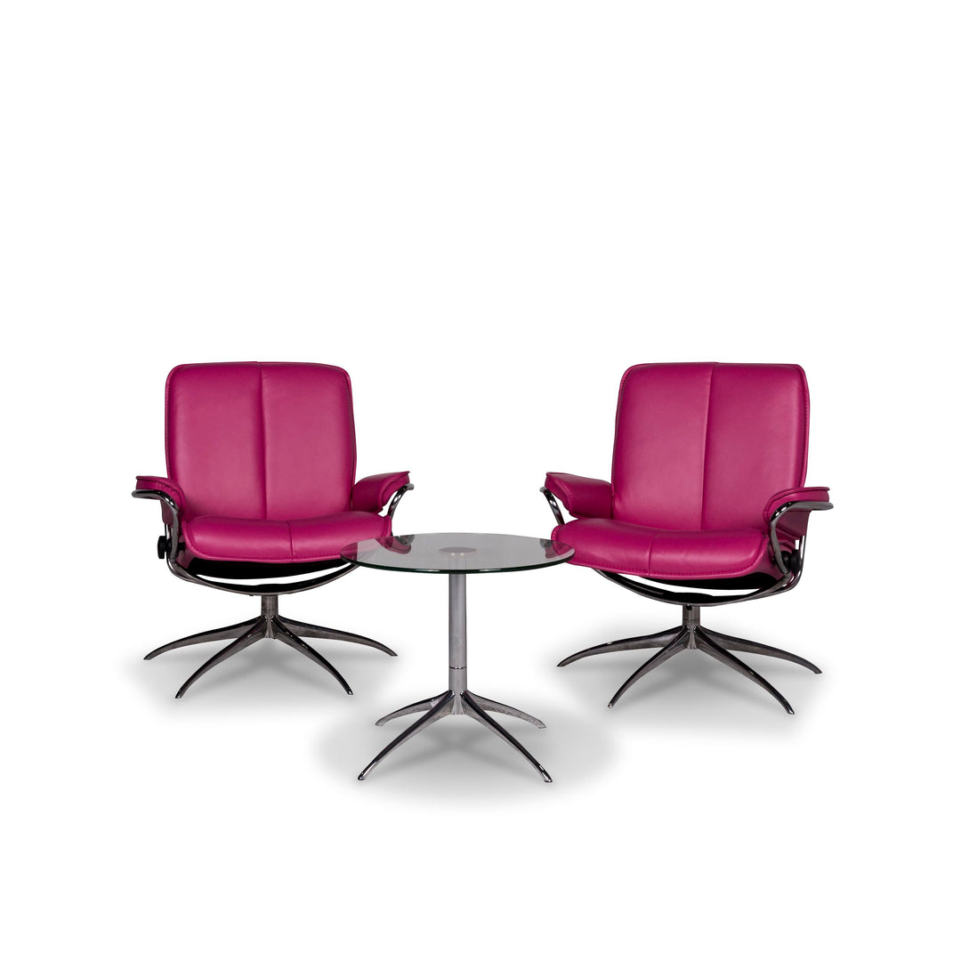 Stressless Garnitur Pink Leder