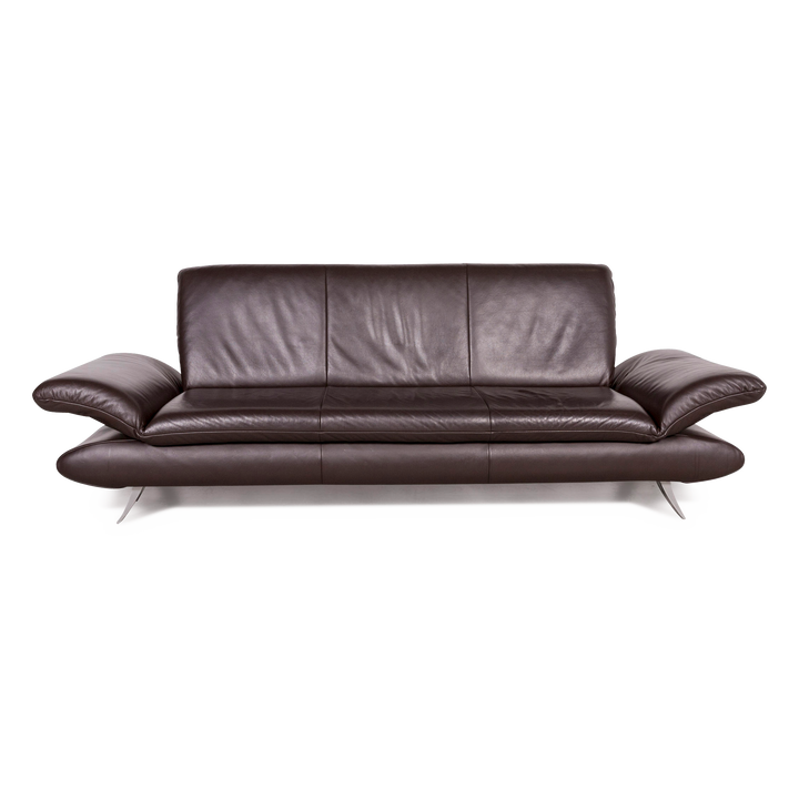 Koinor Rossini Designer Leder Sofa Braun Dreisitzer Echtleder Couch #8358