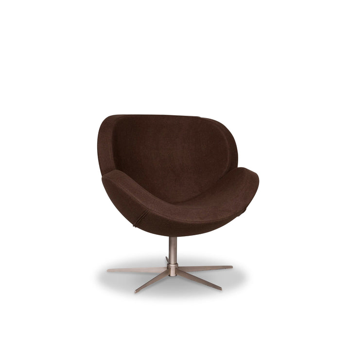 BoConcept Designer Fabric Armchair Brown Swivel Chair #9851