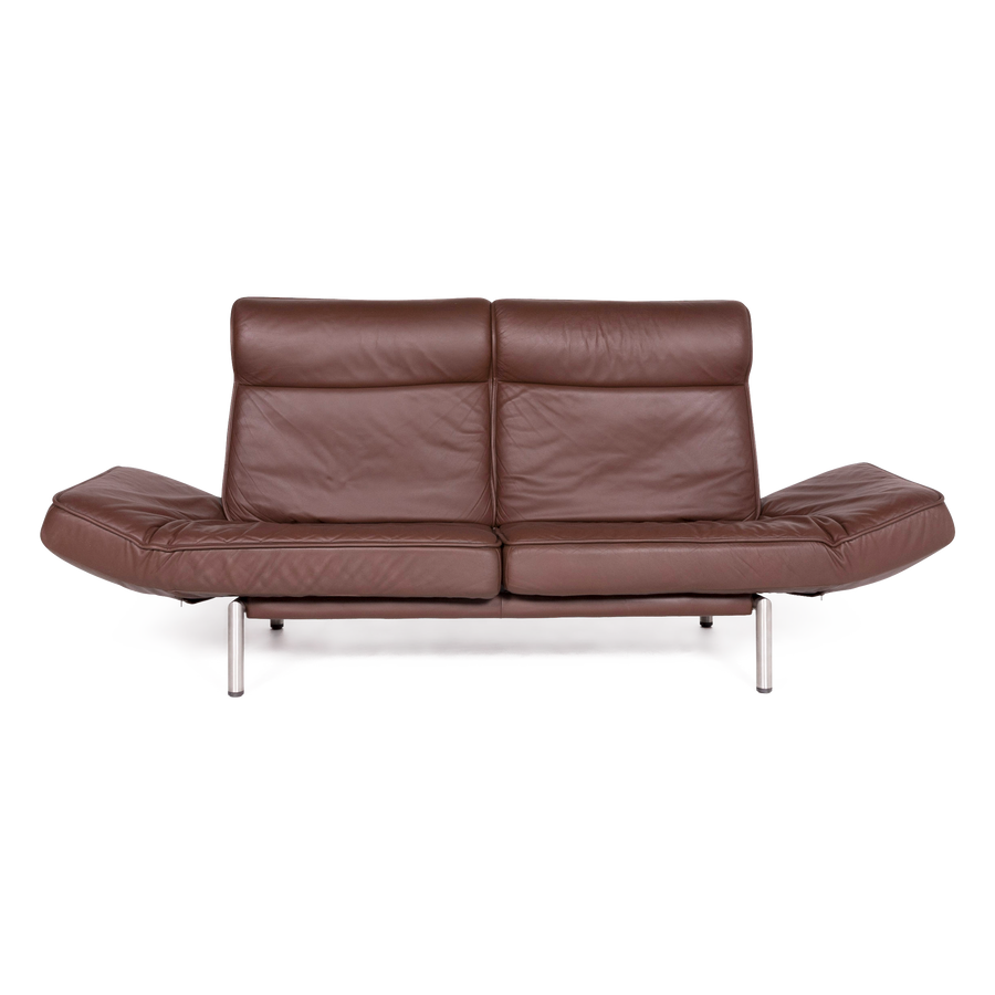 de Sede DS 450 designer leather sofa brown real leather three-seater couch function #8368