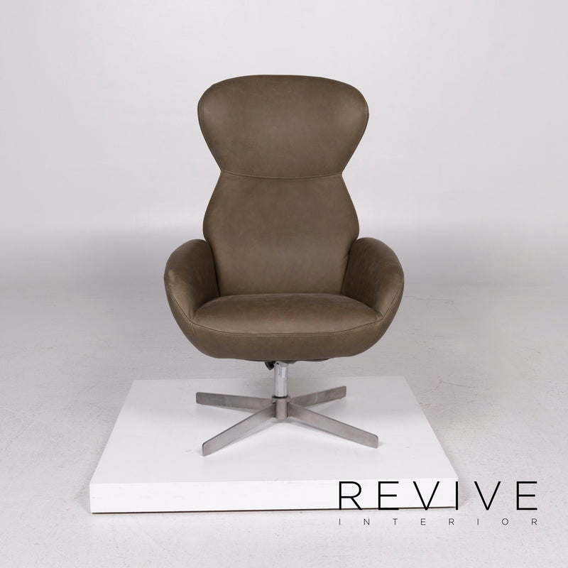BoConcept Athena Relax Leder Sessel Grün 