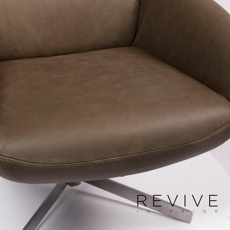 BoConcept Athena Relax Leder Sessel Grün 