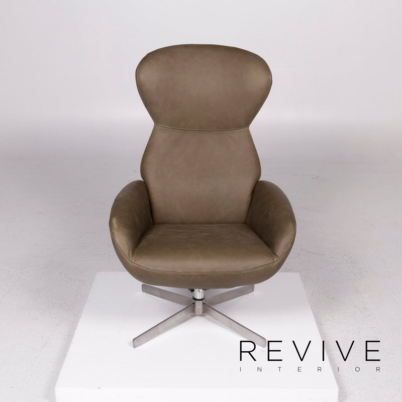 BoConcept Athena Relax Leder Sessel Grün 