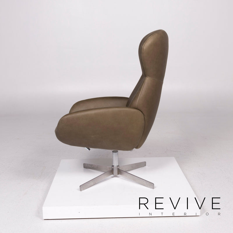 BoConcept Athena Relax Leder Sessel Grün 