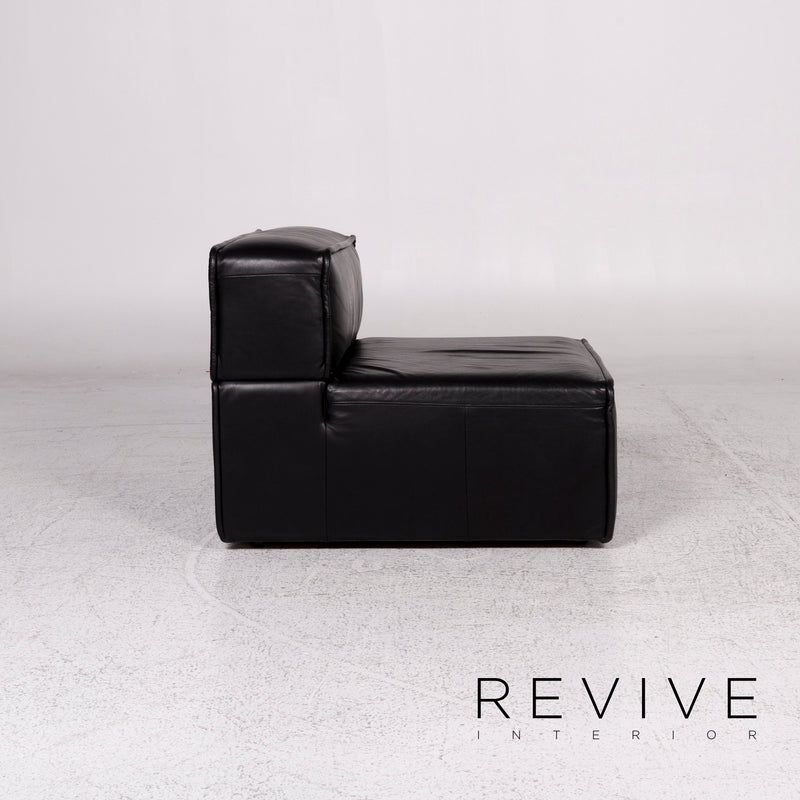 BoConcept Carmo Leder Leder Sessel Schwarz 
