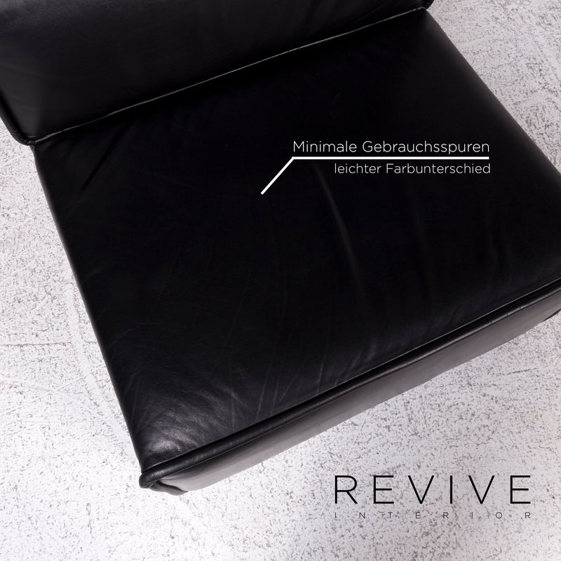 BoConcept Carmo Leder Leder Sessel Schwarz 