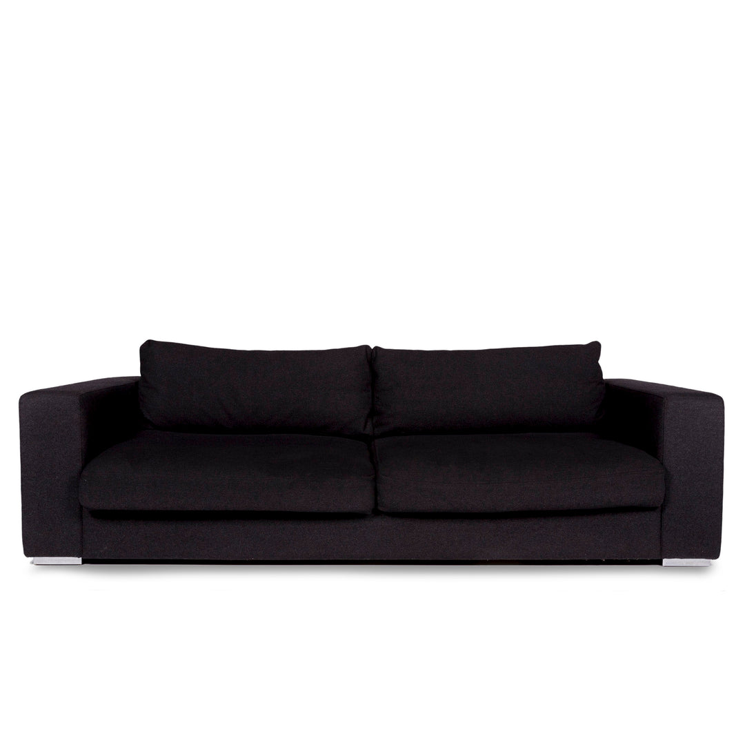 BoConcept Cenova Stoff Sofa Schwarz Dreisitzer Couch #10113