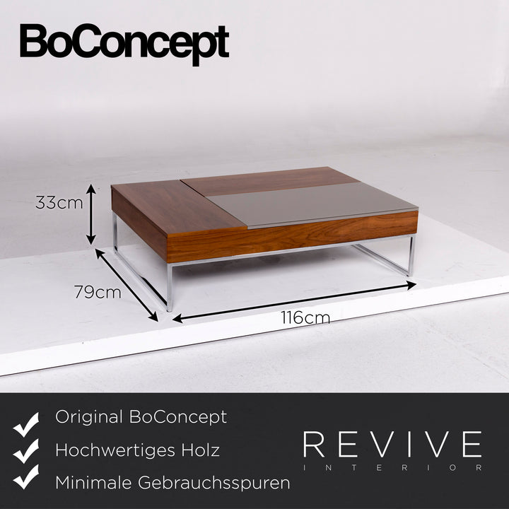 BoConcept wooden coffee table function storage table #10590
