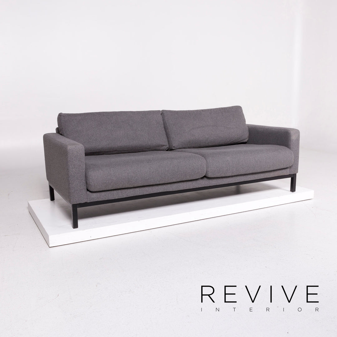 Bolia North Stoff Sofa Grau Dreisitzer Couch #11631