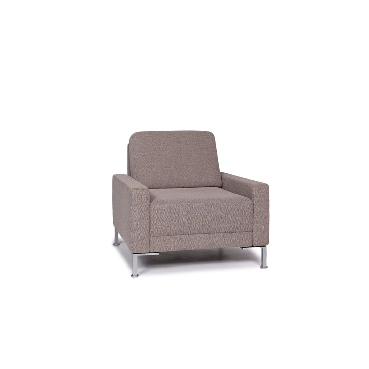 Brühl & Sippold Alba Stoff Sessel Grau #10900