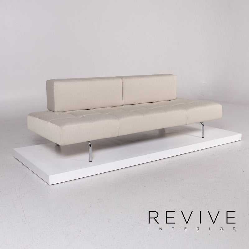 Brühl & Sippold Jerry Stoff Sofa Beige Grau Dreisitzer Funktion Relaxfunktion 
