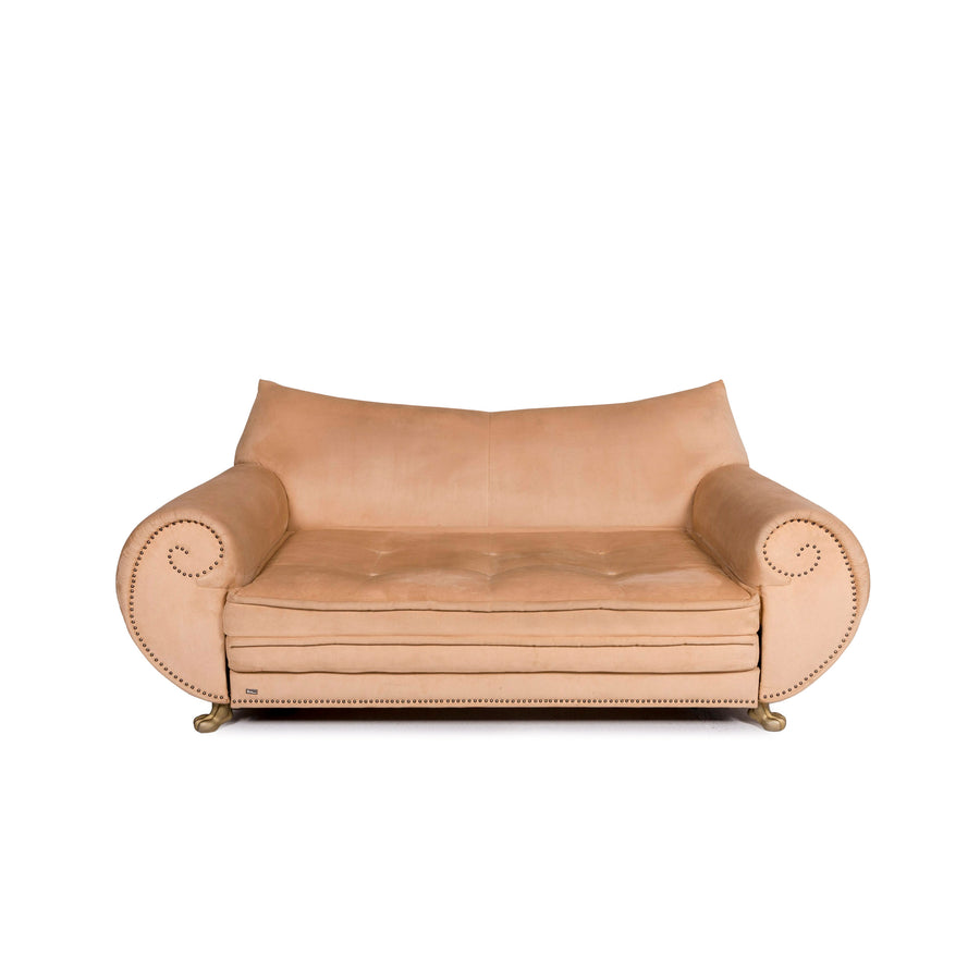 Bretz Gaudi fabric sofa beige sleeping function couch #11201