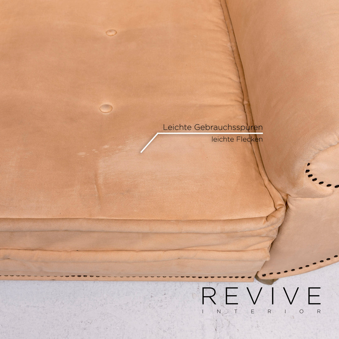 Bretz Gaudi Stoff Sofa Beige Schlaffunktion Funktion Couch #11201