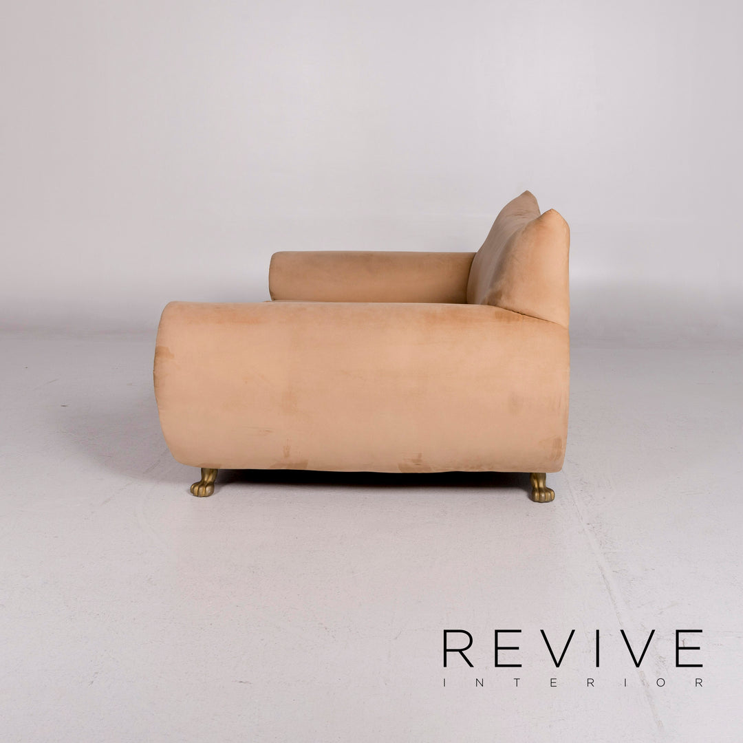 Bretz Gaudi Stoff Sofa Beige Schlaffunktion Funktion Couch #11201
