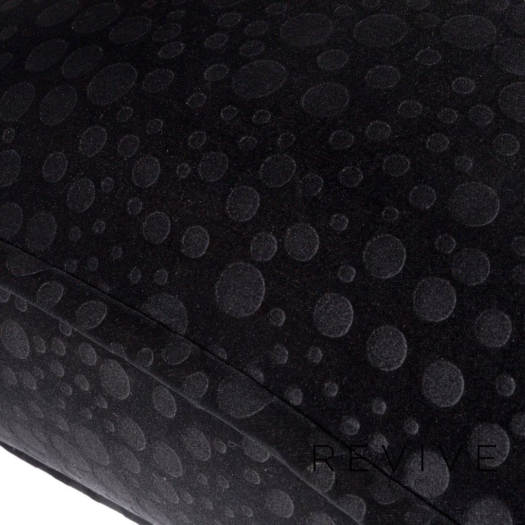 Bretz Laola Designer Stoff Sofa Schwarz Muster Dreisitzer Couch #8500