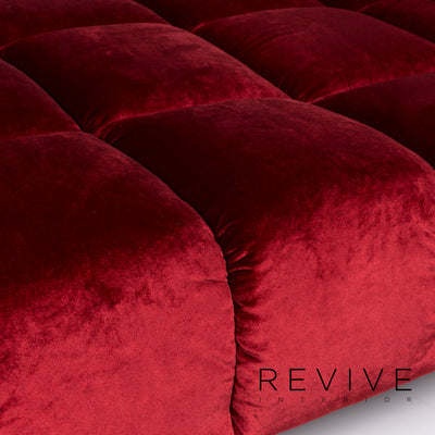 Bretz Ocean 7 Liege in Samt Stoff Rot Velours Velvet 5 Kammern #11552