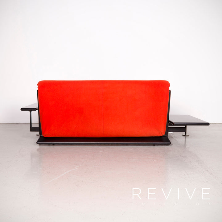 Arflex Pepper Stoff Sofa Rot by Guido Rosati Zweisitzer Schlafsofa Funktion Couch #7604