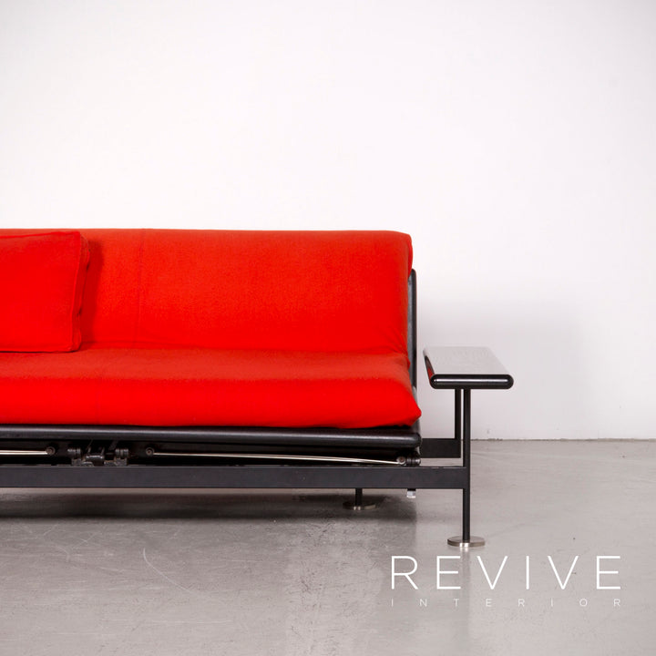 Arflex Pepper Stoff Sofa Rot by Guido Rosati Zweisitzer Schlafsofa Funktion Couch #7604