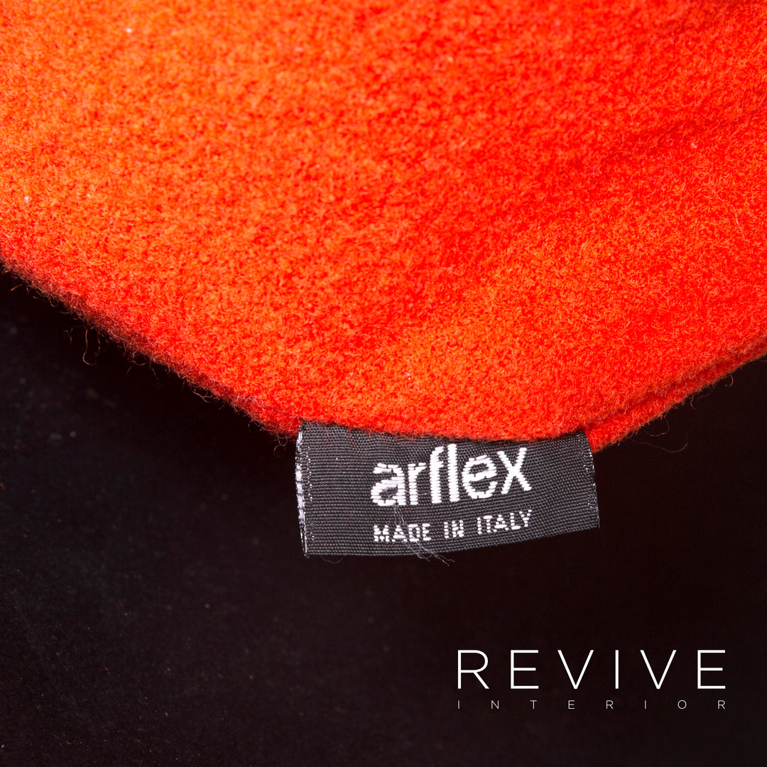 Arflex Pepper Stoff Sofa Rot by Guido Rosati Zweisitzer Schlafsofa Funktion Couch #7604